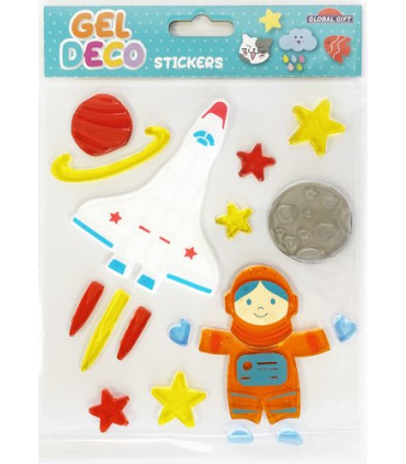 STICKERS ERIK Bl.1h. GEL DECO ASTRONAUTA