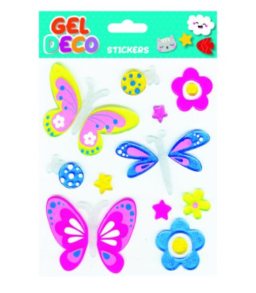 STICKERS ERIK Bl.1h. GEL DECO MARIPOSA