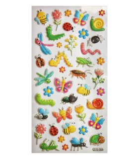 STICKERS ERIK Bl.1h. TWEENY FOAMY INSECT