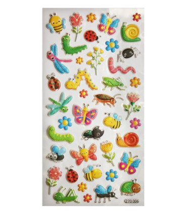 STICKERS ERIK Bl.1h. TWEENY FOAMY INSECT