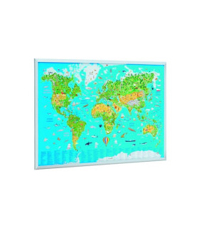 TABLERO CORCHO MARCO PINO 60x90