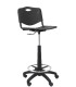 TABURETE PIQUERAS PVC NEGRO