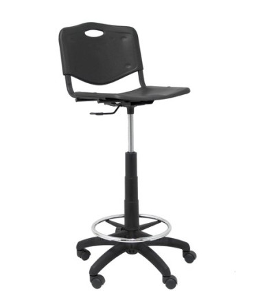TABURETE PIQUERAS PVC NEGRO