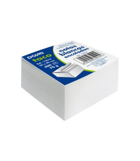 TACO NOTAS ENCOLADO DOHE BLANCO 90x90mm