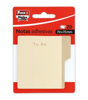 TACO NOTAS FIXO 20h 70x70 PUNTOS      