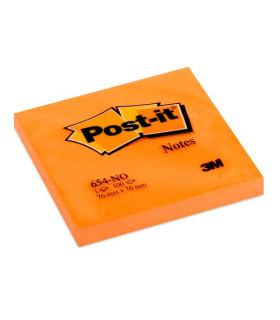 TACO NOTAS POST-IT 654 NARJ. NEON 76x76