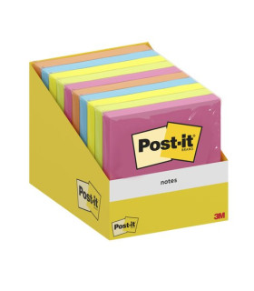 TACO NOTAS POST-IT 76X76 SURT. CAJA 10