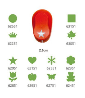 TALADRO GOMA EVA FIXO KIDS 2,5 ESTRELLA