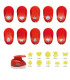 TALADRO GOMA EVA FIXO KIDS 5CM CIRCULO