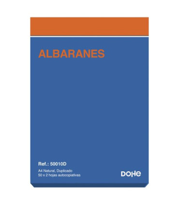 TALONARIO ALBARAN A4 NAT. DUPLI DOHE