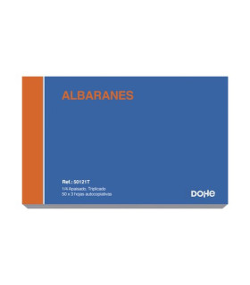 TALONARIO ALBARAN 1/4 APA.DUPLI DOHE