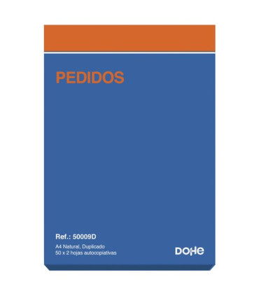 TALONARIO PEDIDOS A4 NAT. DUPLI DOHE
