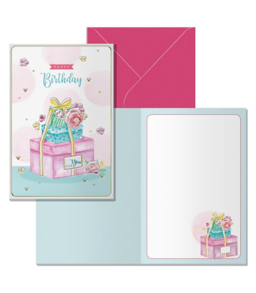TARJETA FELICITACION DOHE 115x170 AROMA