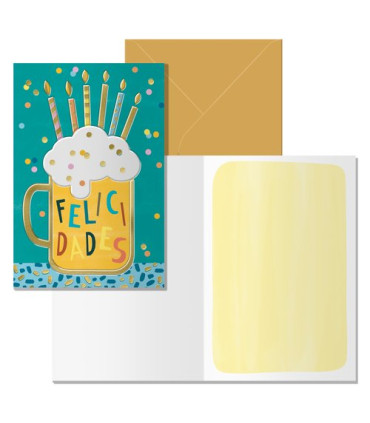 TARJETA FELICITACION DOHE 115x170 BEER