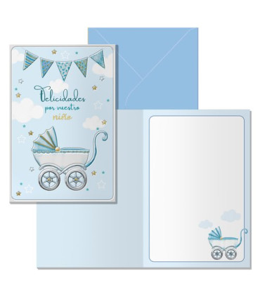 TARJETA FELICITACION DOHE 115x170 CARRIT