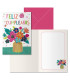 TARJETA FELICITACION DOHE 115x170 FLORES
