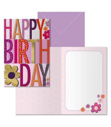 TARJETA FELICITACION DOHE 115x170 HAPPY