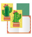 TARJETA GUIRNALDA DOHE CACTUS P/6