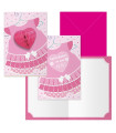 TARJETA GUIRNALDA DOHE VESTIDO P/6