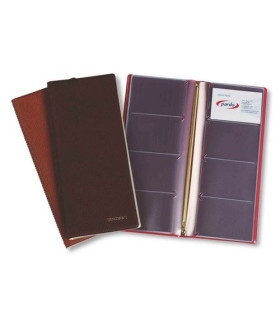 TARJETERO sold.PARDO PVC EXTRA 160 tj.NG