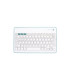 TECLADO SILVER HT BLUETOOTH BLANCO/AZUL