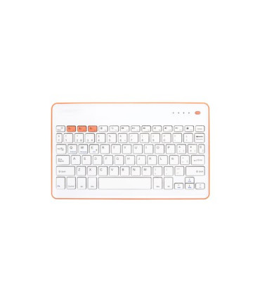 TECLADO SILVER HT BLUETOOTH BLANCO/MELOC