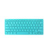 TECLADO SILVER HT BLUETOOTH TURQUESA