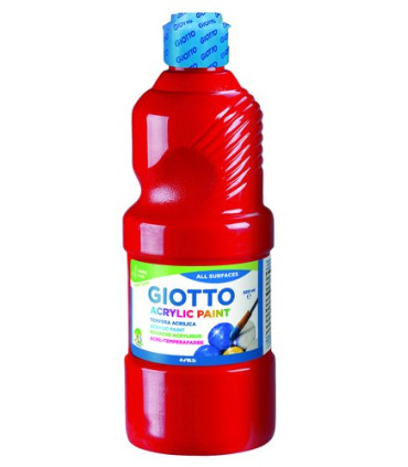 TEMPERA GIOTTO ACRIL 500 ml ROJO