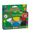 TEMPERA ALPINO  16 ml ESTUCHE 6 + pincel