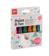 TEMPERA APLI en TUBO 13ml.COL.PURPURINA