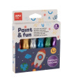 TEMPERA APLI en TUBO 13ml.COL.METALIZADO