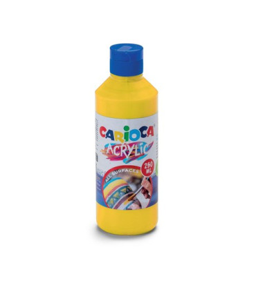 TEMPERA CARIOCA ACR.LIQ.250ml AMARILLO