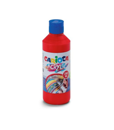 TEMPERA CARIOCA ACR.LIQ.250ml ROJO