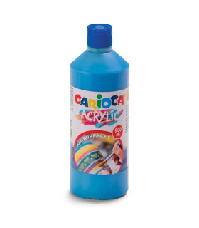 TEMPERA CARIOCA ACR.LIQ.500ml AZUL