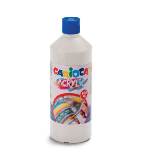 TEMPERA CARIOCA ACR.LIQ.500ml BLANCO