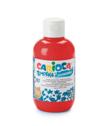 TEMPERA CARIOCA LIQ.250 ml ROJO