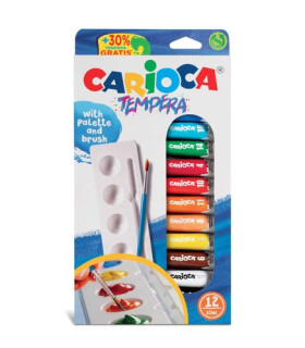 TEMPERA CARIOCA TUBO 10ml C/12