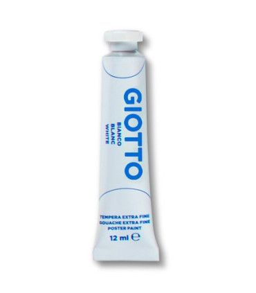 TEMPERA GIOTTO 12 ml (tubo)  BLANCO