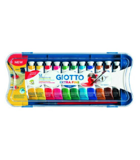 TEMPERA GIOTTO 12 ml ESTUCHE 12