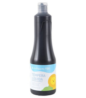 TEMPERA PAJARITA LIQ.500 ml NEGRO TL-12