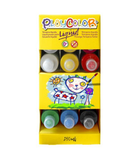 TEMPERA PLAYCOLOR LIQ. 250 ml EXP.18