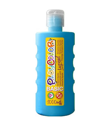 TEMPERA PLAYCOLOR LIQ. 1000 ml AZUL CLAR