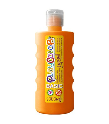 TEMPERA PLAYCOLOR LIQ. 1000 ml NARANJA
