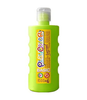 TEMPERA PLAYCOLOR LIQ. 1000 ml VERDE CLA