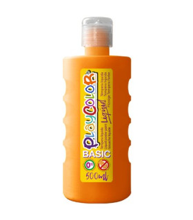 TEMPERA PLAYCOLOR LIQ. 500 ml NARANJA