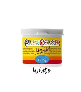 TEMPERA PLAYCOLOR  40 ml BLANCO.EST.6