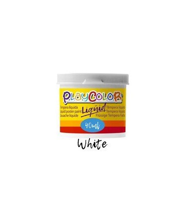 TEMPERA PLAYCOLOR  40 ml BLANCO.EST.6