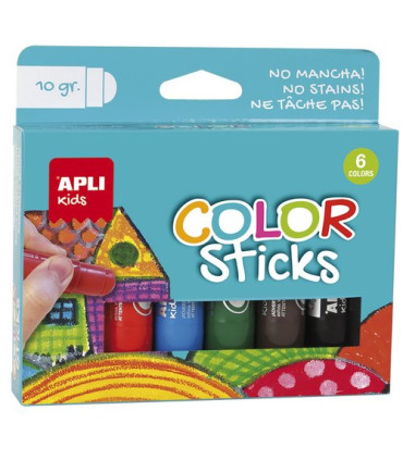 TEMPERA APLI STICKS SURTIDO 10g E/6