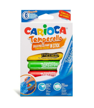 TEMPERA CARIOCA TEMPERELLO POCKET C/6