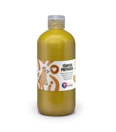 TEMPERA TCOLORS LIQ.500 ml ORO